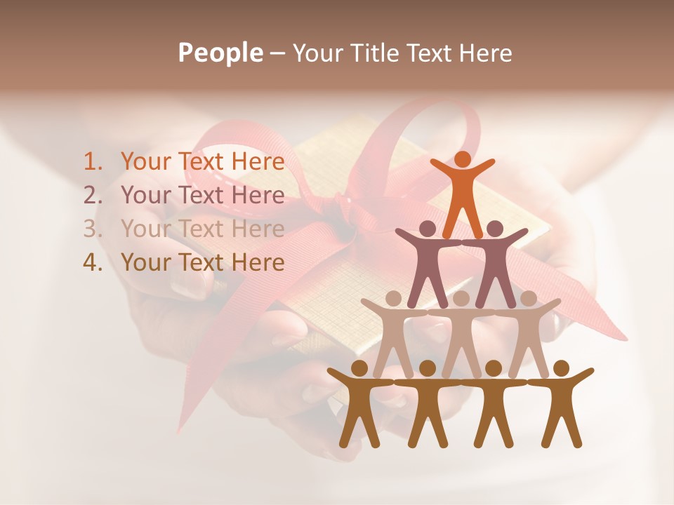 White Background Single Object Human Arm PowerPoint Template