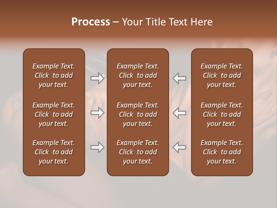 Lovers Topless Desire PowerPoint Template