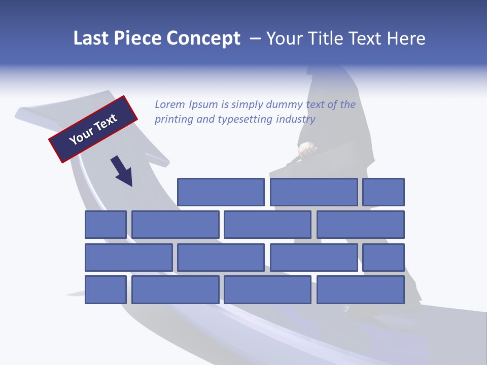 Hand Success Green PowerPoint Template