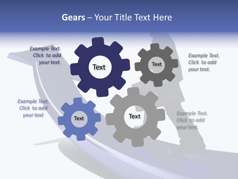 Hand Success Green PowerPoint Template