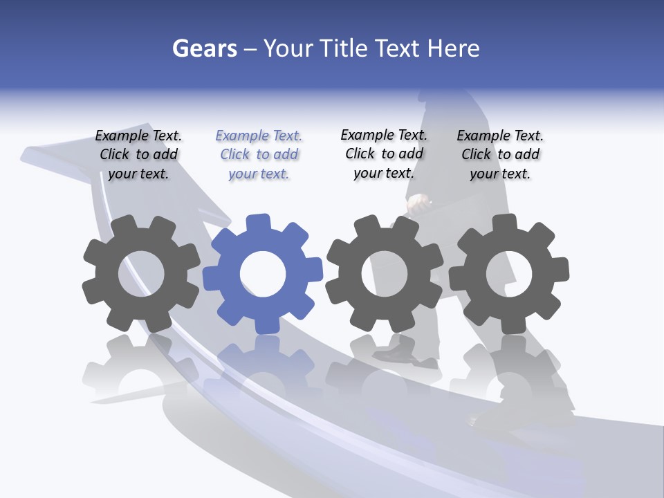 Hand Success Green PowerPoint Template