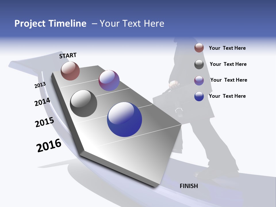 Hand Success Green PowerPoint Template