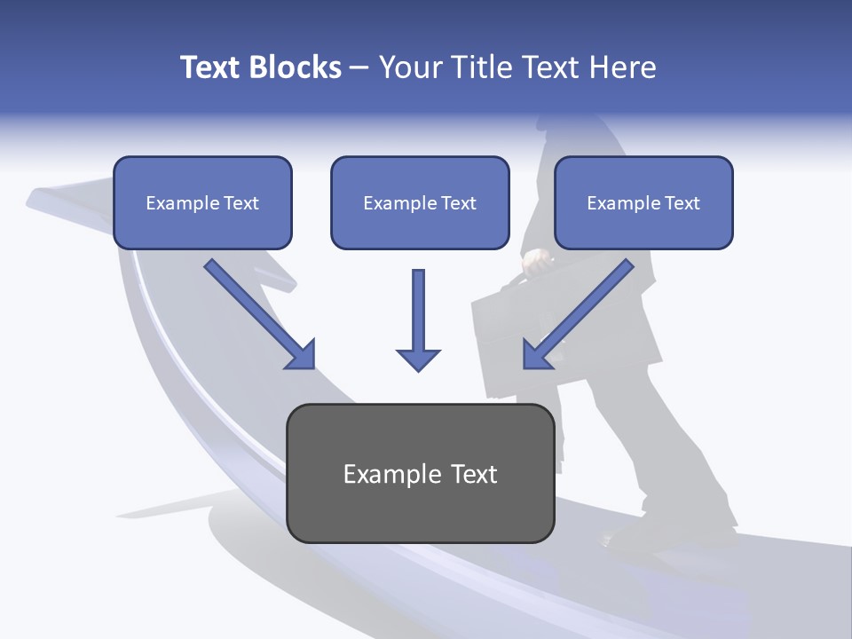 Hand Success Green PowerPoint Template