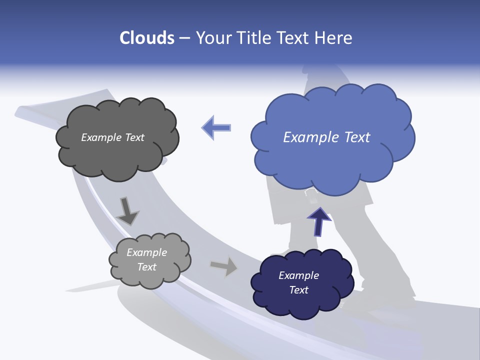 Hand Success Green PowerPoint Template