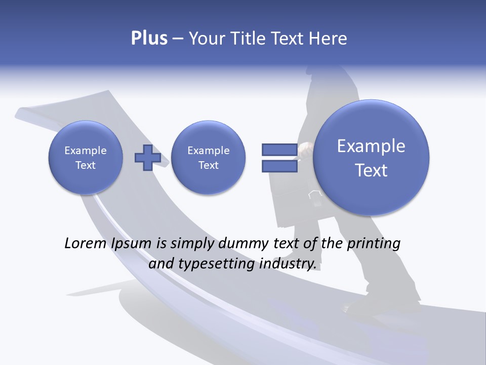Hand Success Green PowerPoint Template