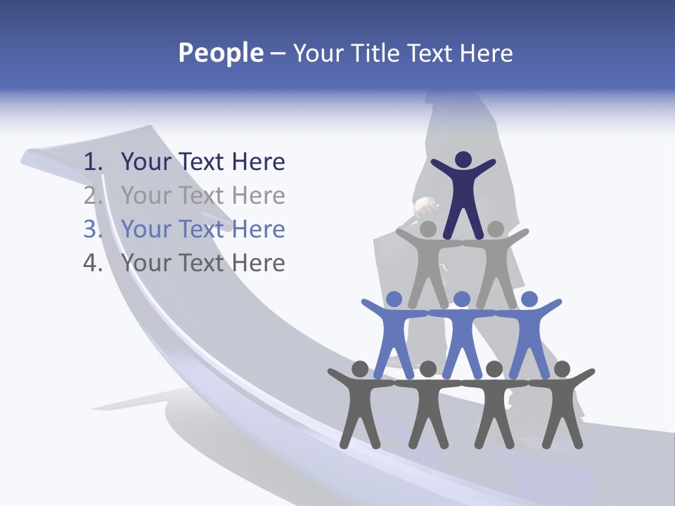 Hand Success Green PowerPoint Template