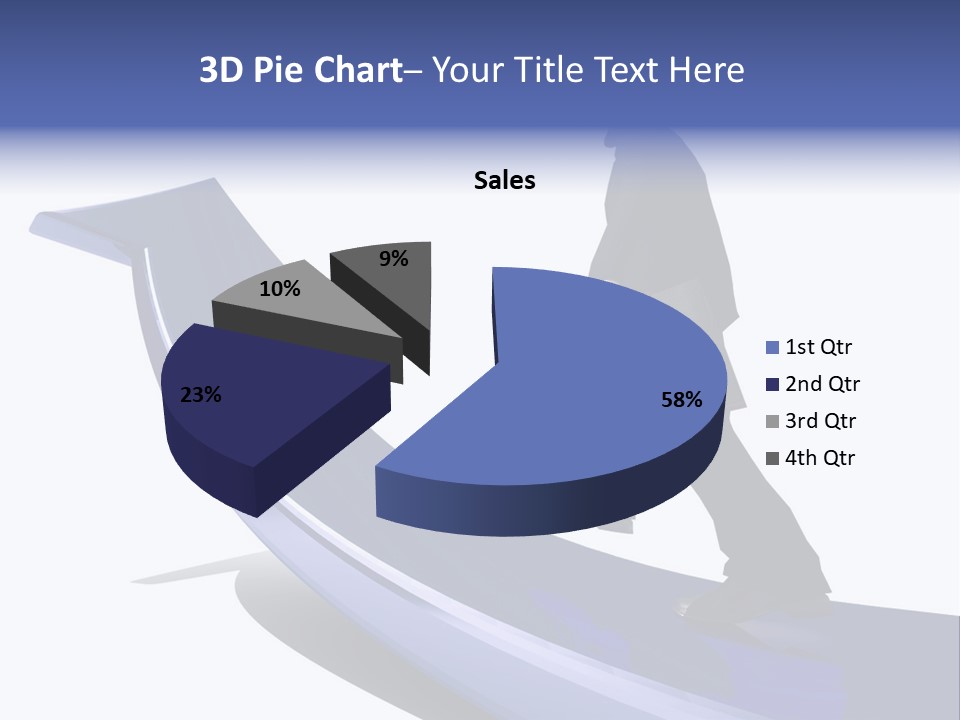 Hand Success Green PowerPoint Template