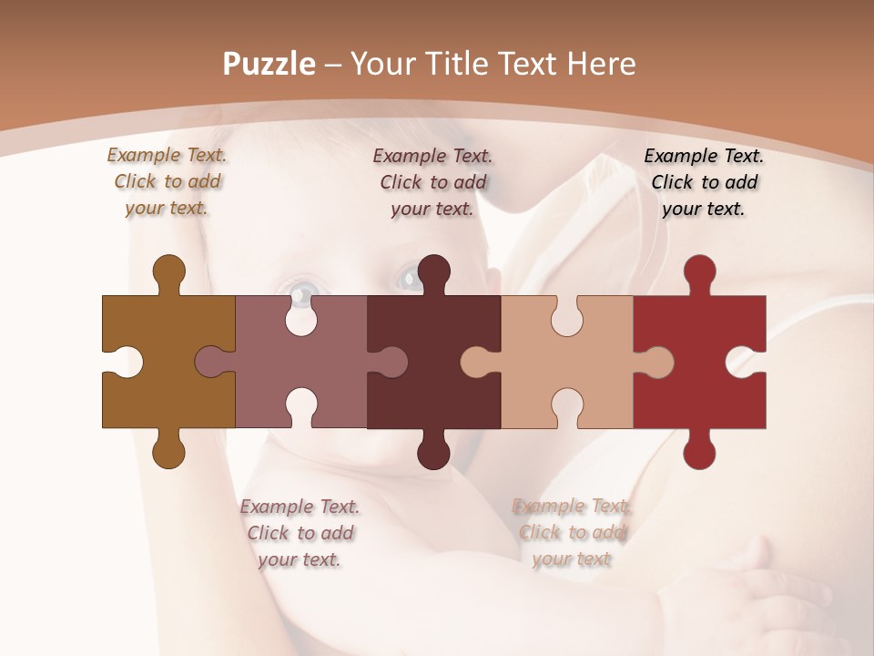 Young Naked People PowerPoint Template