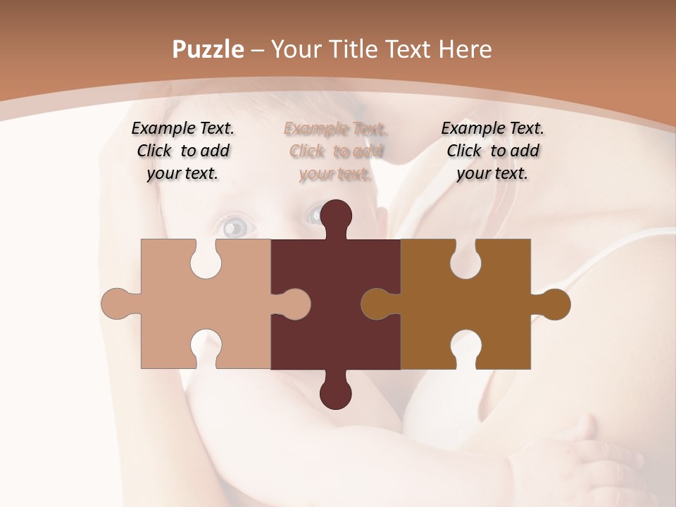 Young Naked People PowerPoint Template