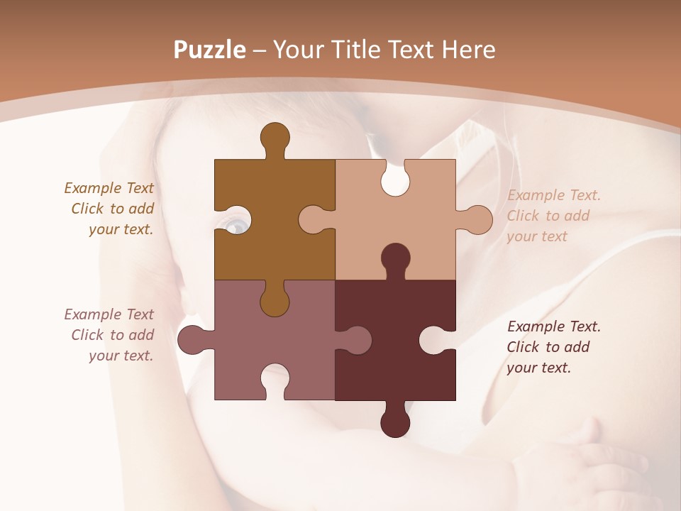 Young Naked People PowerPoint Template