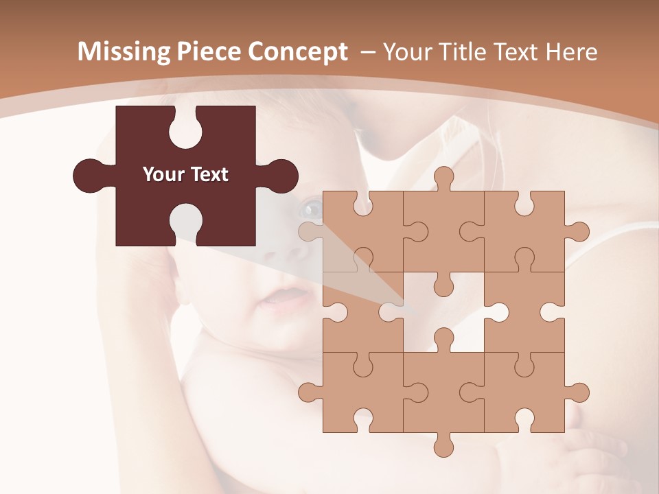 Young Naked People PowerPoint Template