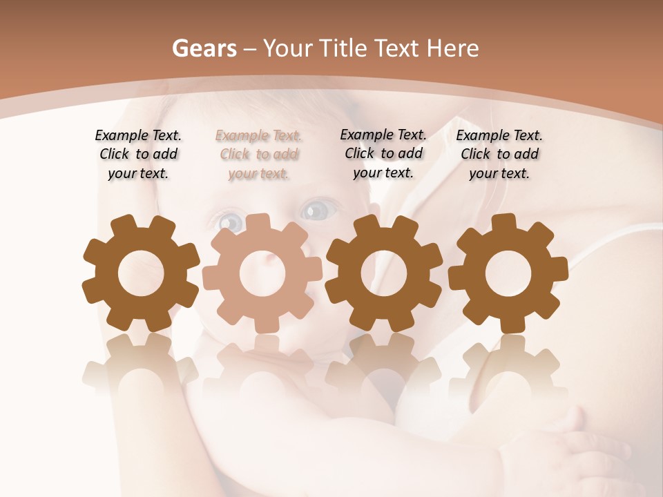 Young Naked People PowerPoint Template