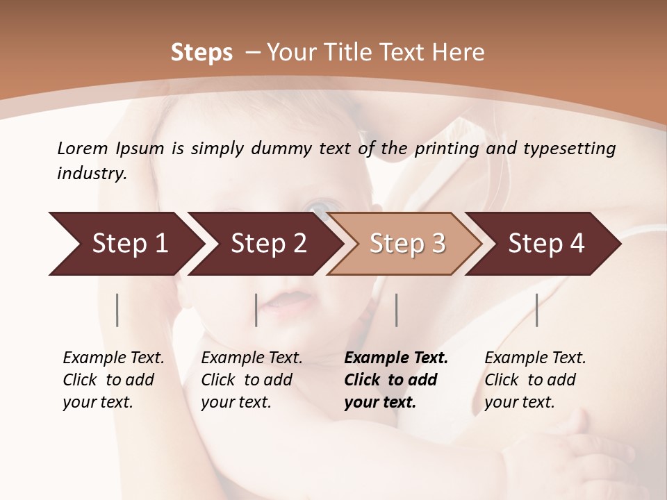 Young Naked People PowerPoint Template