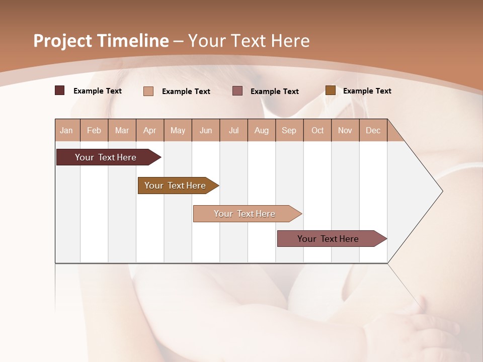 Young Naked People PowerPoint Template