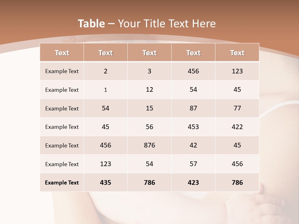 Young Naked People PowerPoint Template