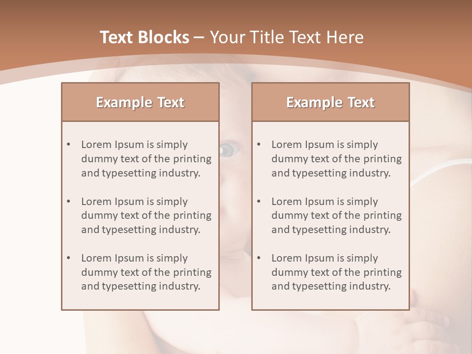 Young Naked People PowerPoint Template