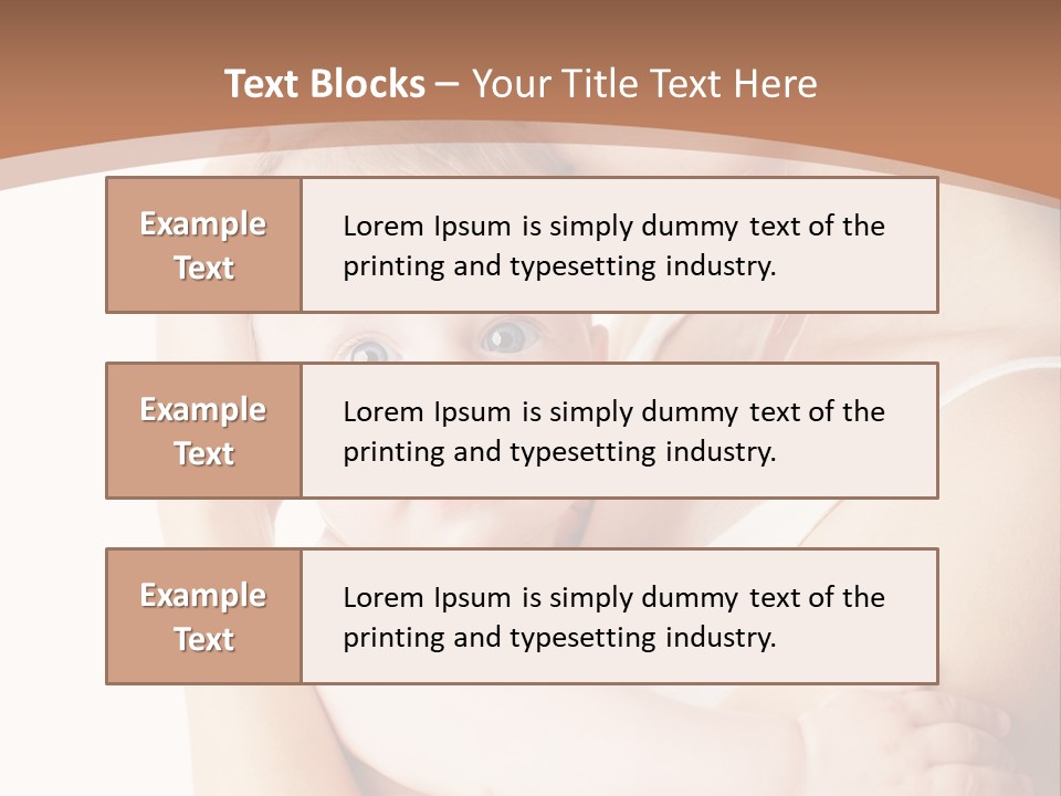 Young Naked People PowerPoint Template