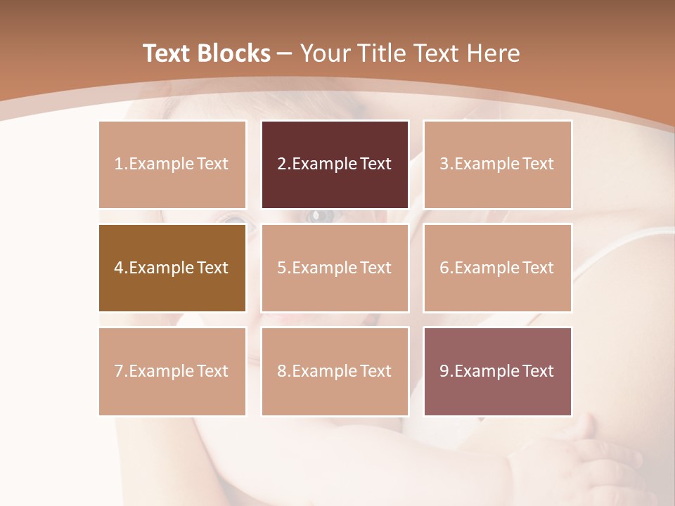 Young Naked People PowerPoint Template