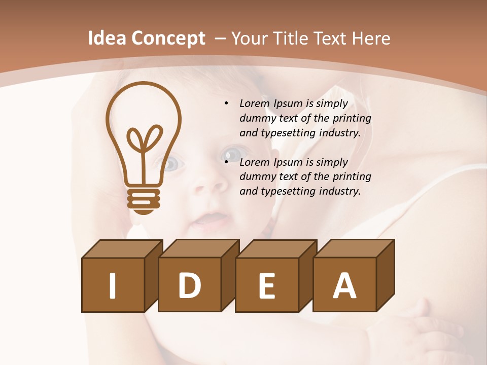Young Naked People PowerPoint Template