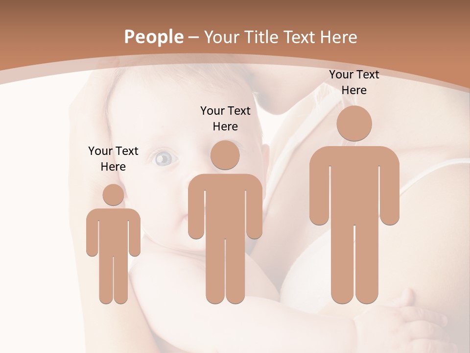 Young Naked People PowerPoint Template