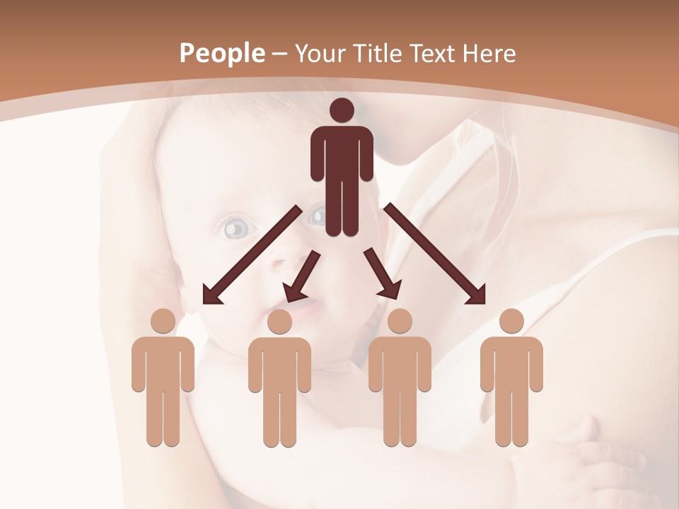 Young Naked People PowerPoint Template