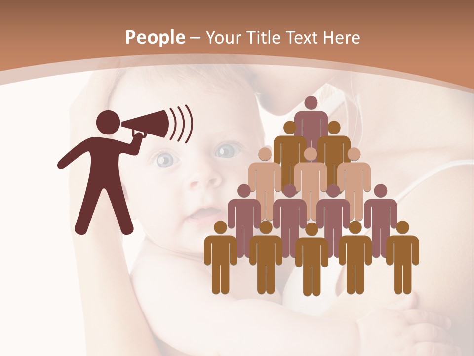Young Naked People PowerPoint Template