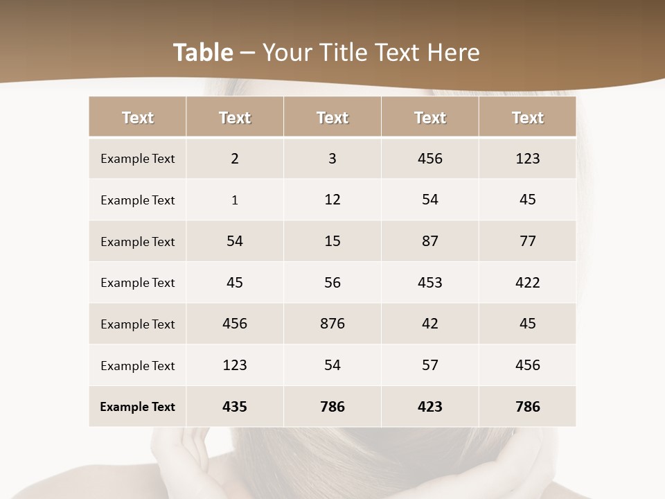 Long Beautiful Summer PowerPoint Template