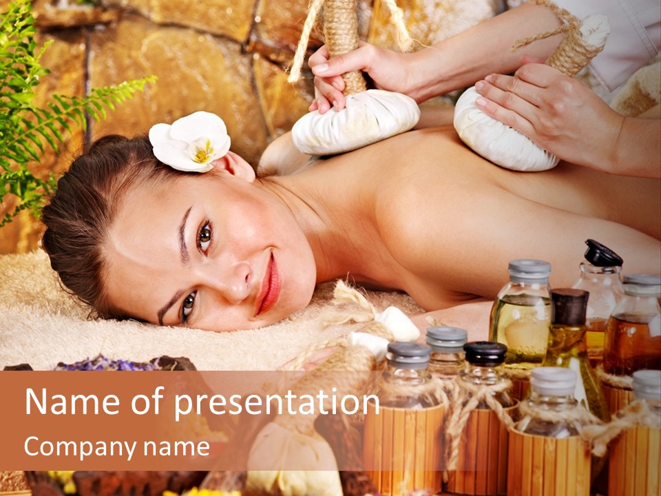 Stone Body Spa PowerPoint Template