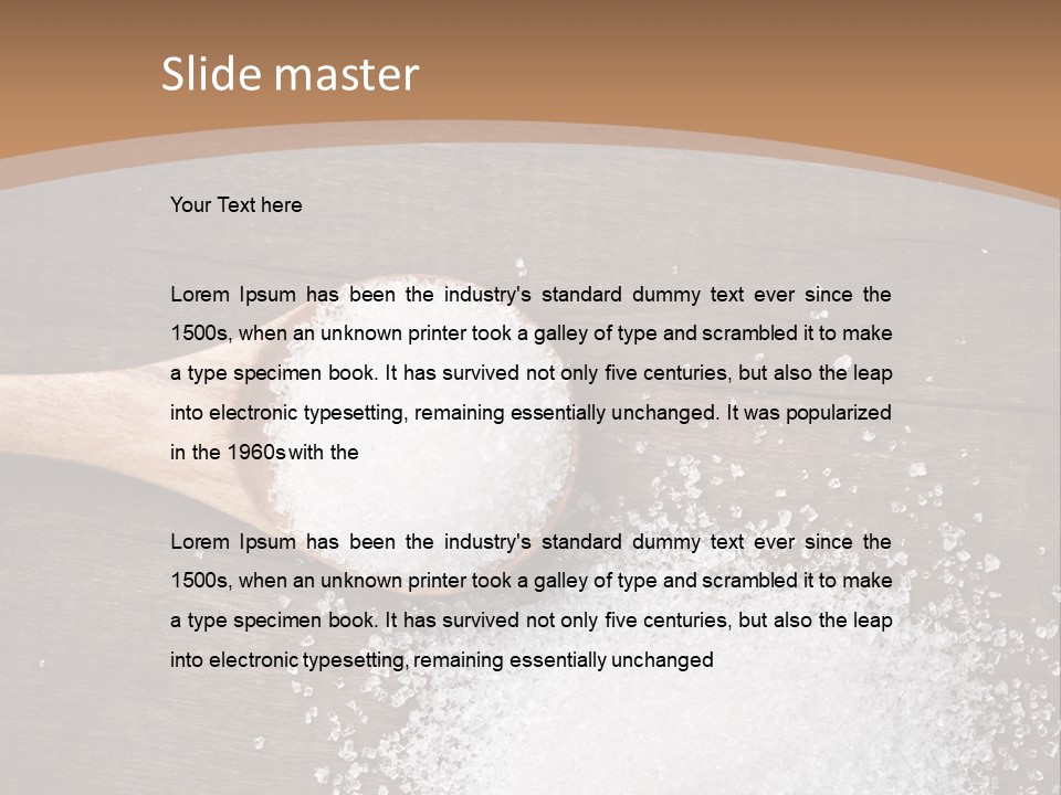 Different Natural Table PowerPoint Template