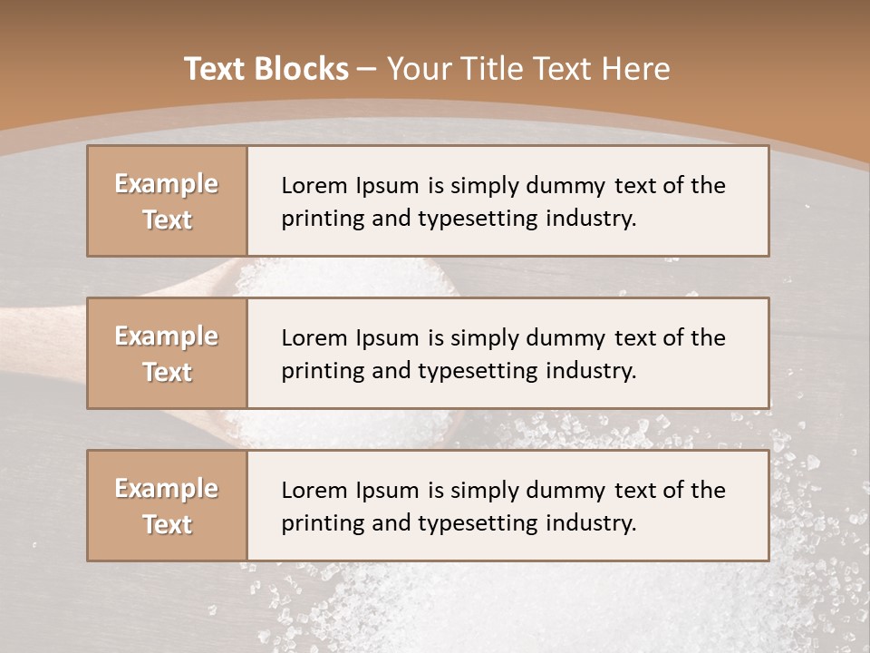 Different Natural Table PowerPoint Template