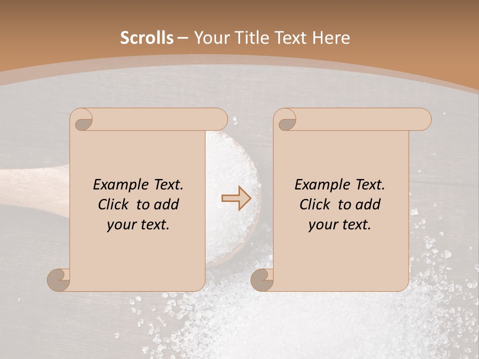 Different Natural Table PowerPoint Template