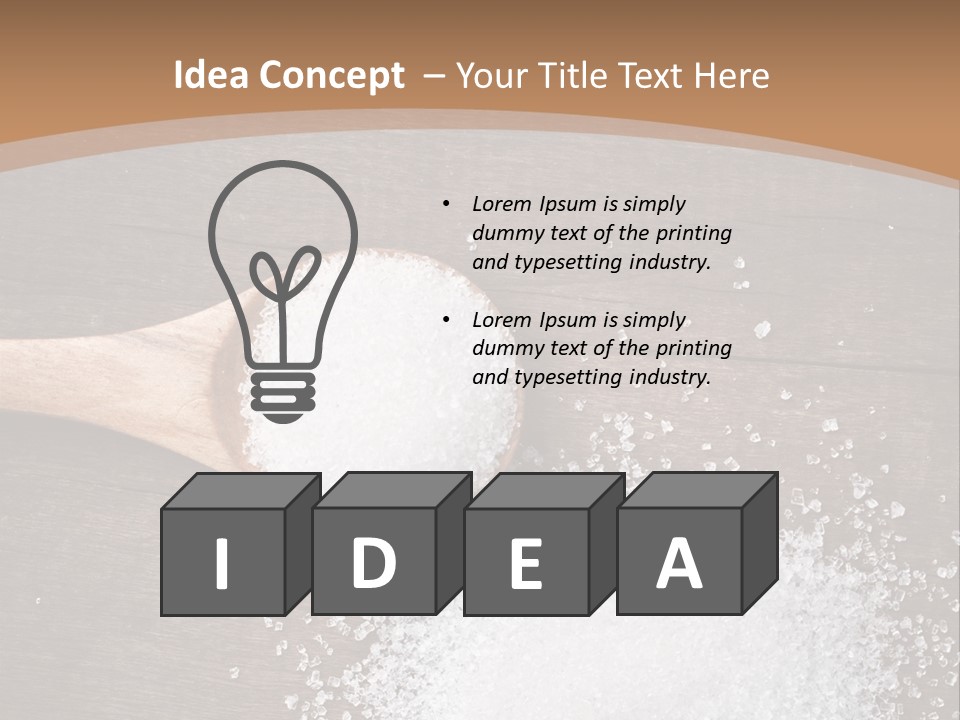 Different Natural Table PowerPoint Template
