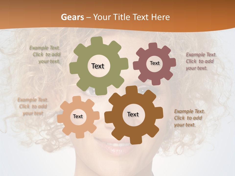 Make Up Tranquil Scene Mid Adult PowerPoint Template