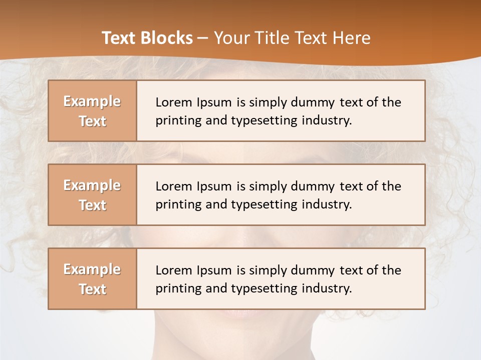 Make Up Tranquil Scene Mid Adult PowerPoint Template