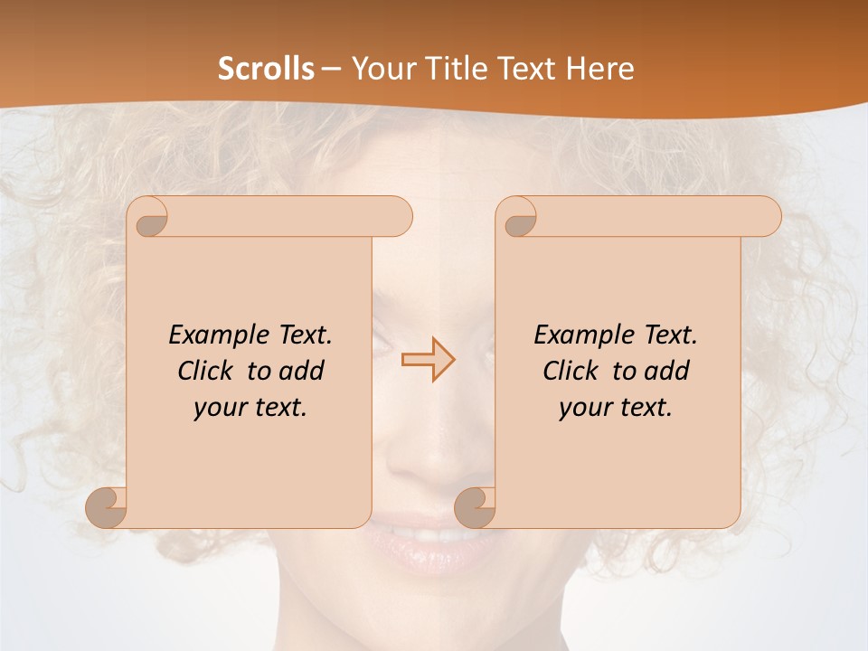 Make Up Tranquil Scene Mid Adult PowerPoint Template
