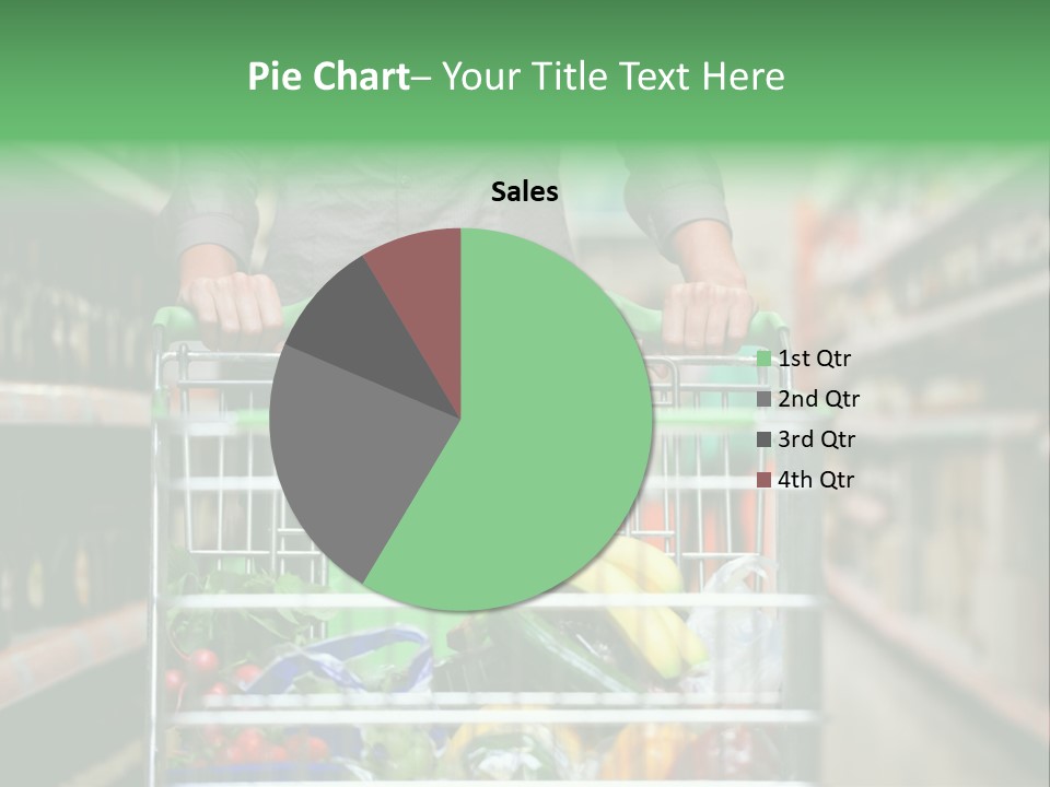 Closeup Consumer Market PowerPoint Template
