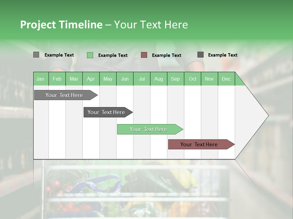 Closeup Consumer Market PowerPoint Template