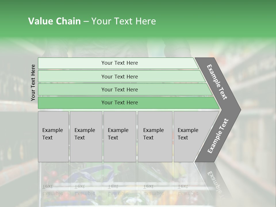 Closeup Consumer Market PowerPoint Template