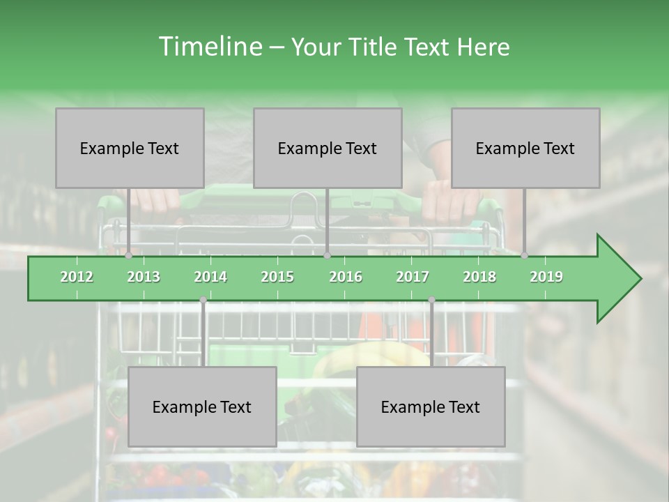 Closeup Consumer Market PowerPoint Template