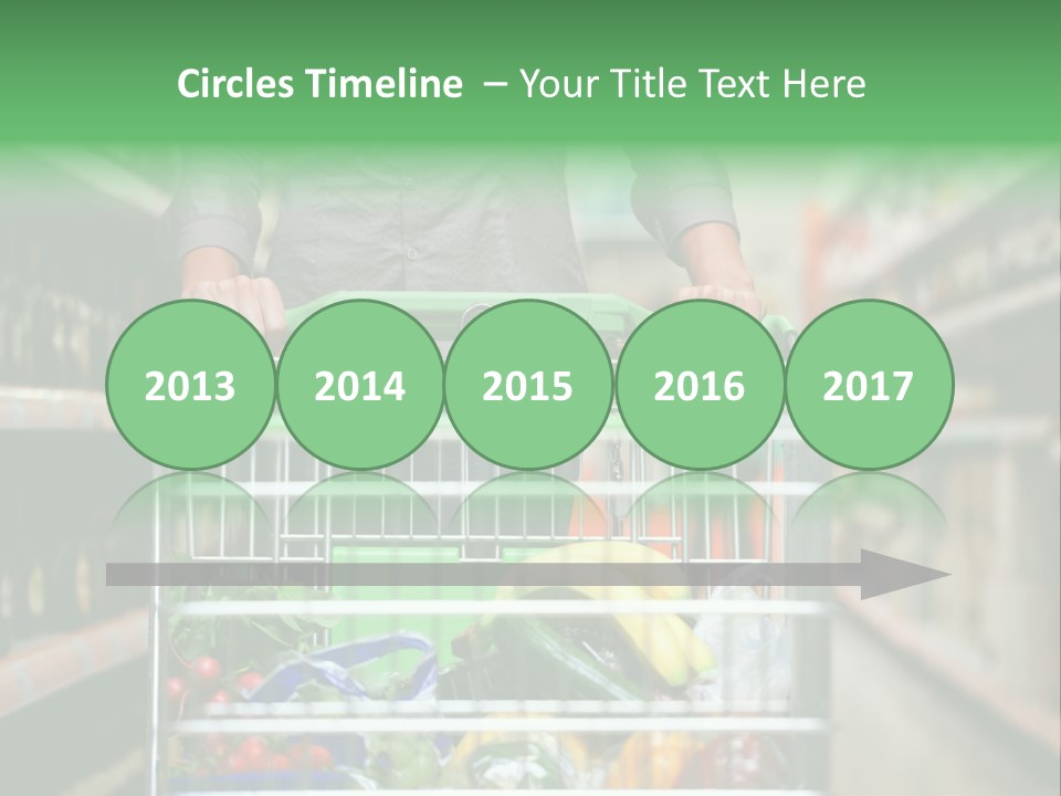 Closeup Consumer Market PowerPoint Template