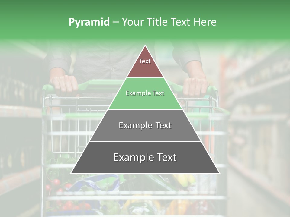 Closeup Consumer Market PowerPoint Template