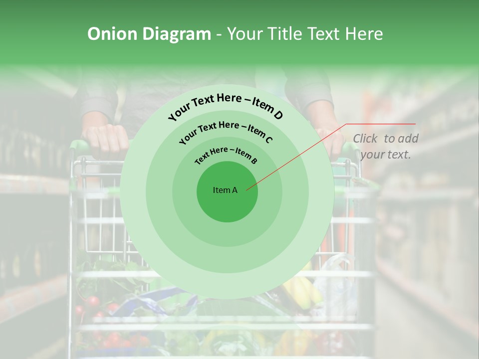 Closeup Consumer Market PowerPoint Template
