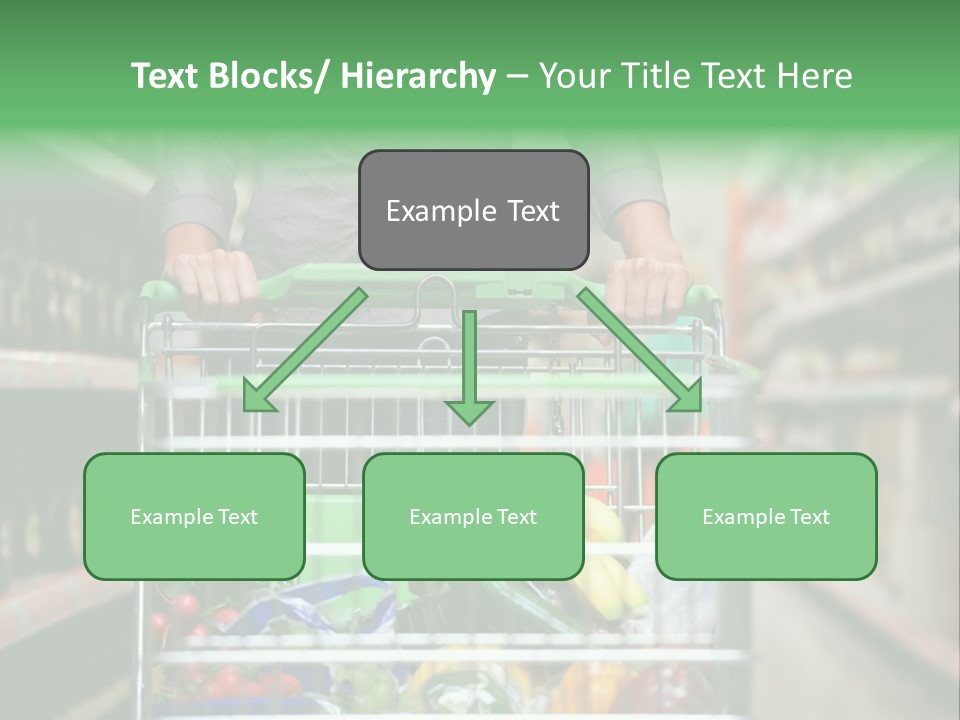 Closeup Consumer Market PowerPoint Template