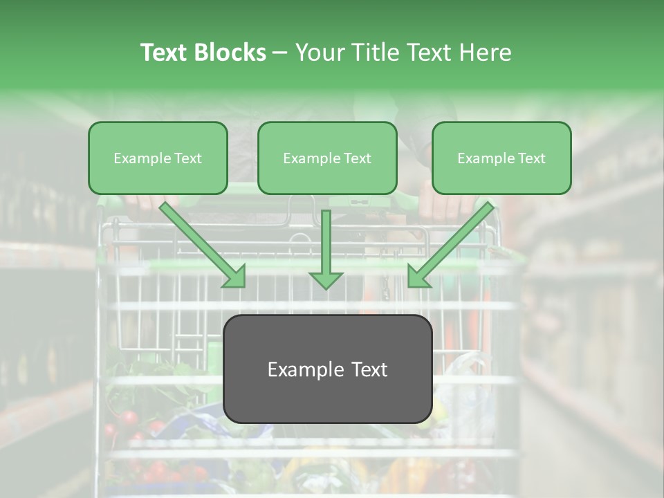 Closeup Consumer Market PowerPoint Template