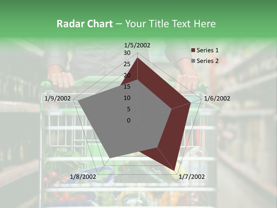 Closeup Consumer Market PowerPoint Template