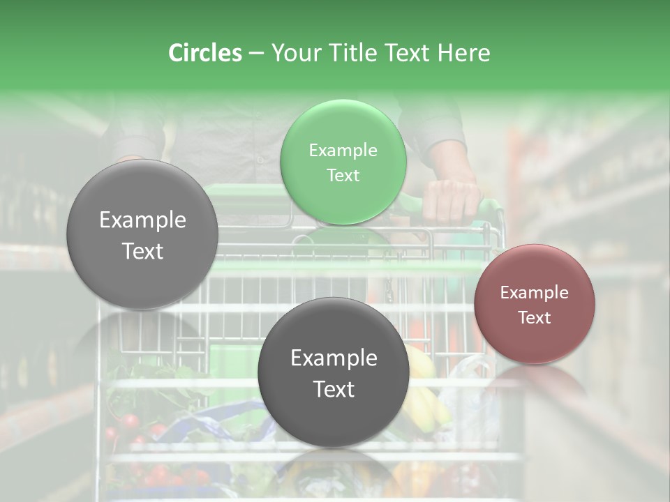 Closeup Consumer Market PowerPoint Template