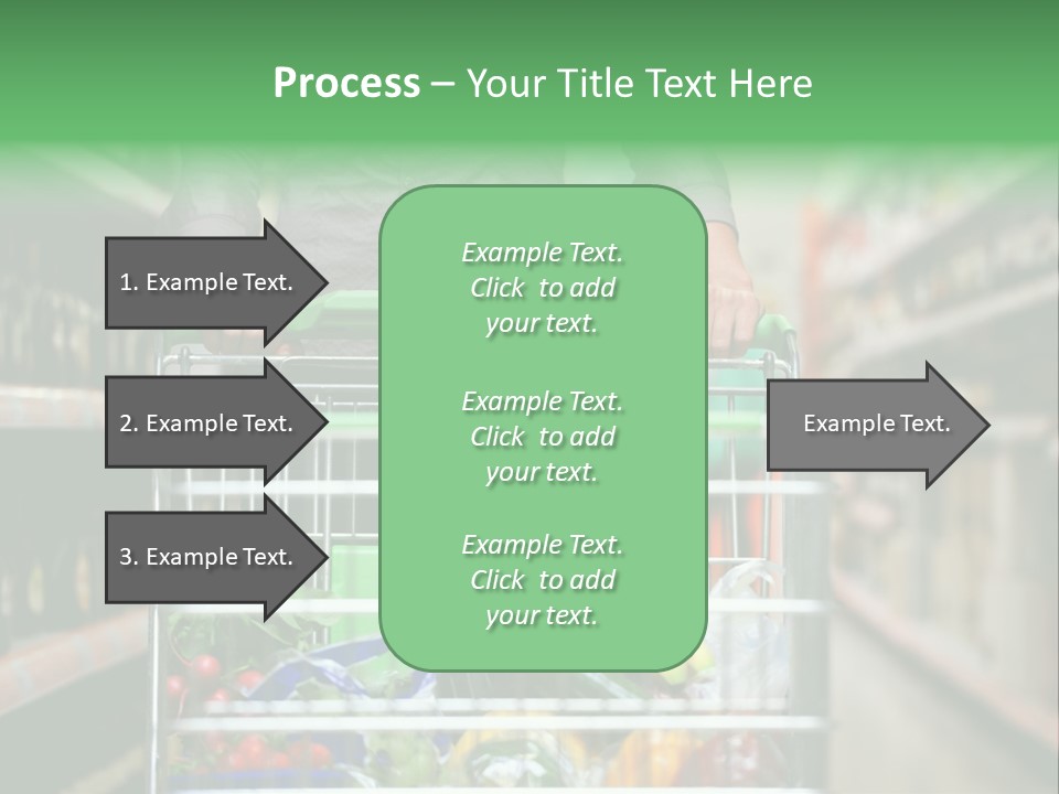 Closeup Consumer Market PowerPoint Template