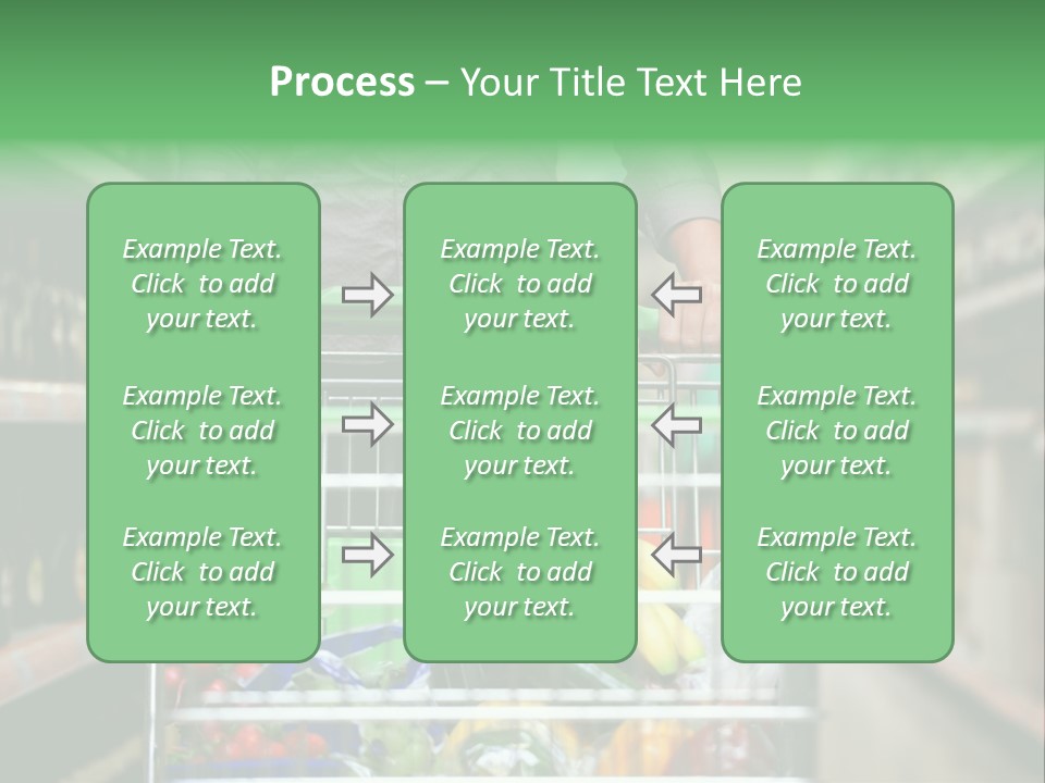 Closeup Consumer Market PowerPoint Template