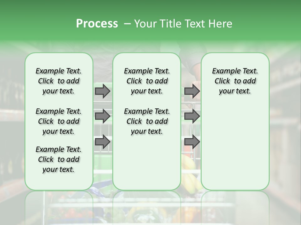 Closeup Consumer Market PowerPoint Template
