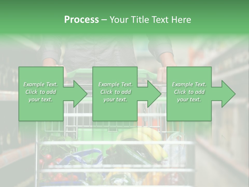Closeup Consumer Market PowerPoint Template